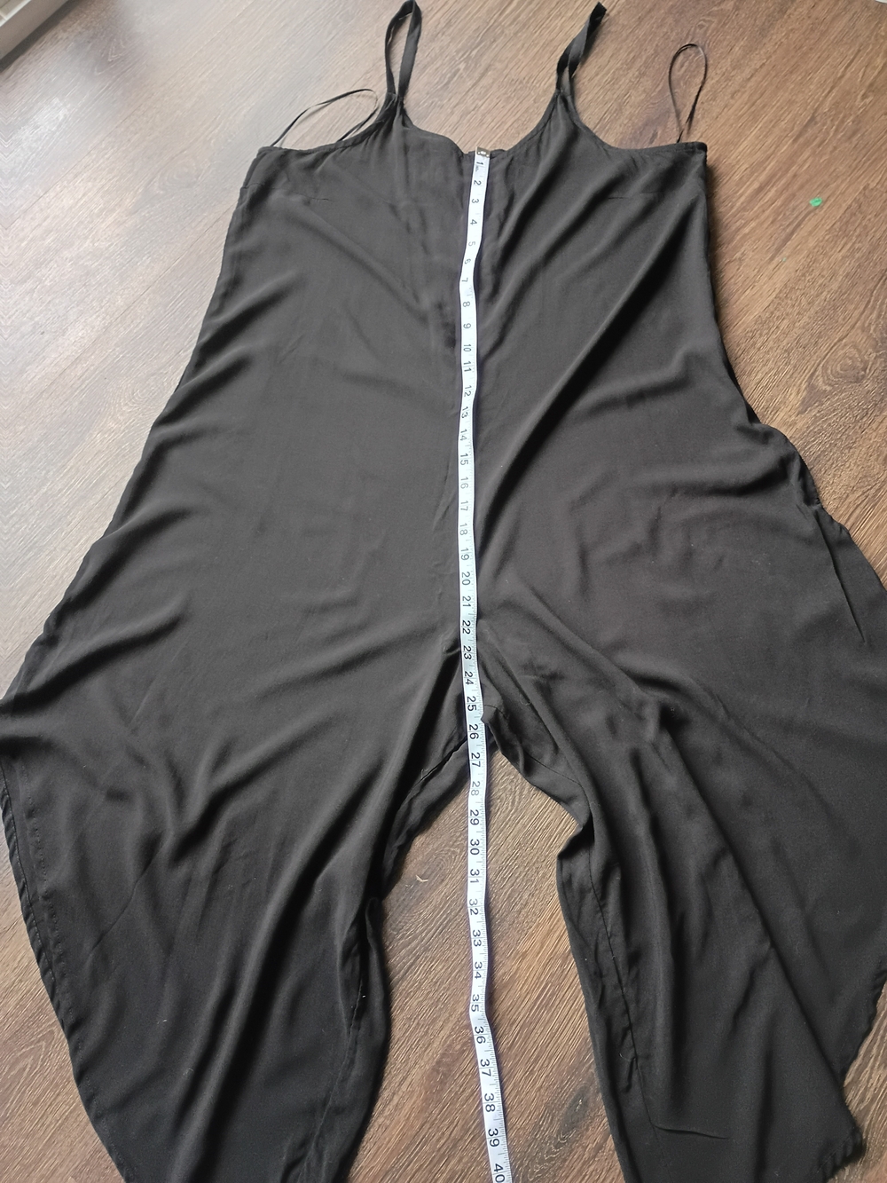 Jordan Black Wide-Leg Spaghetti Strap Jumpsuit